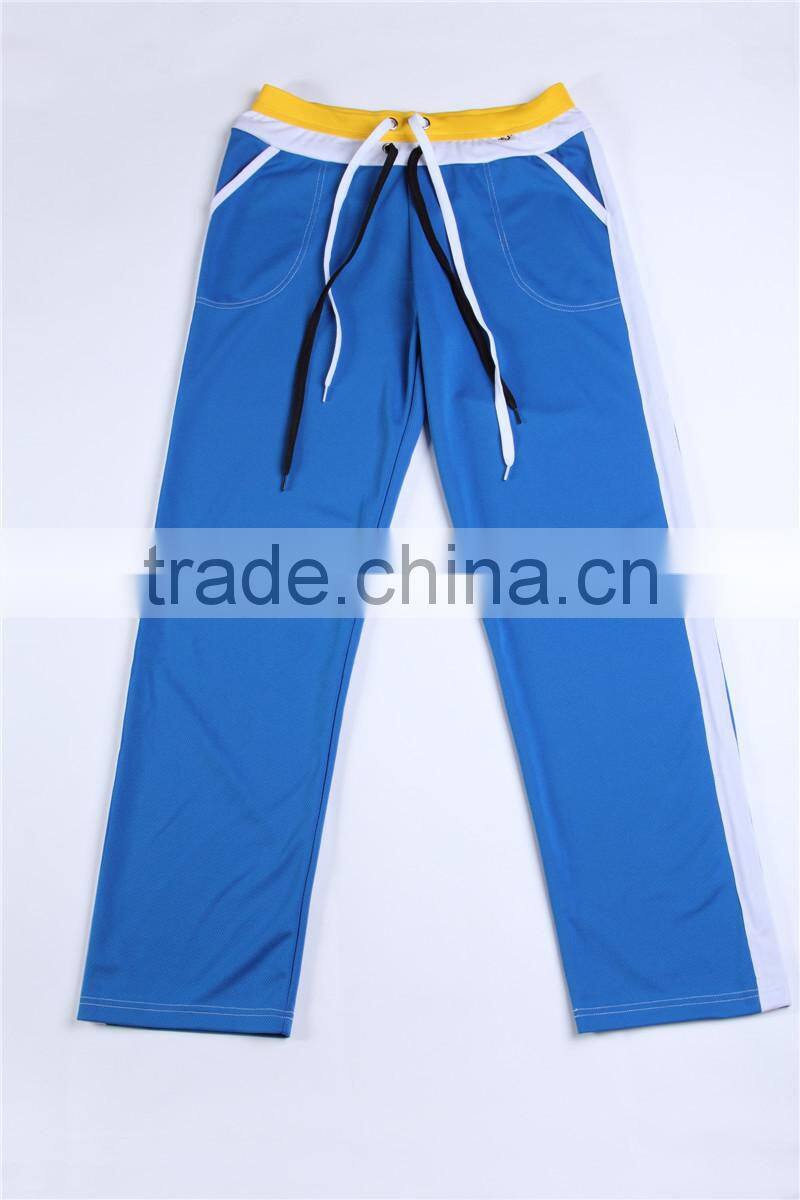 Breathable mens mesh track pants