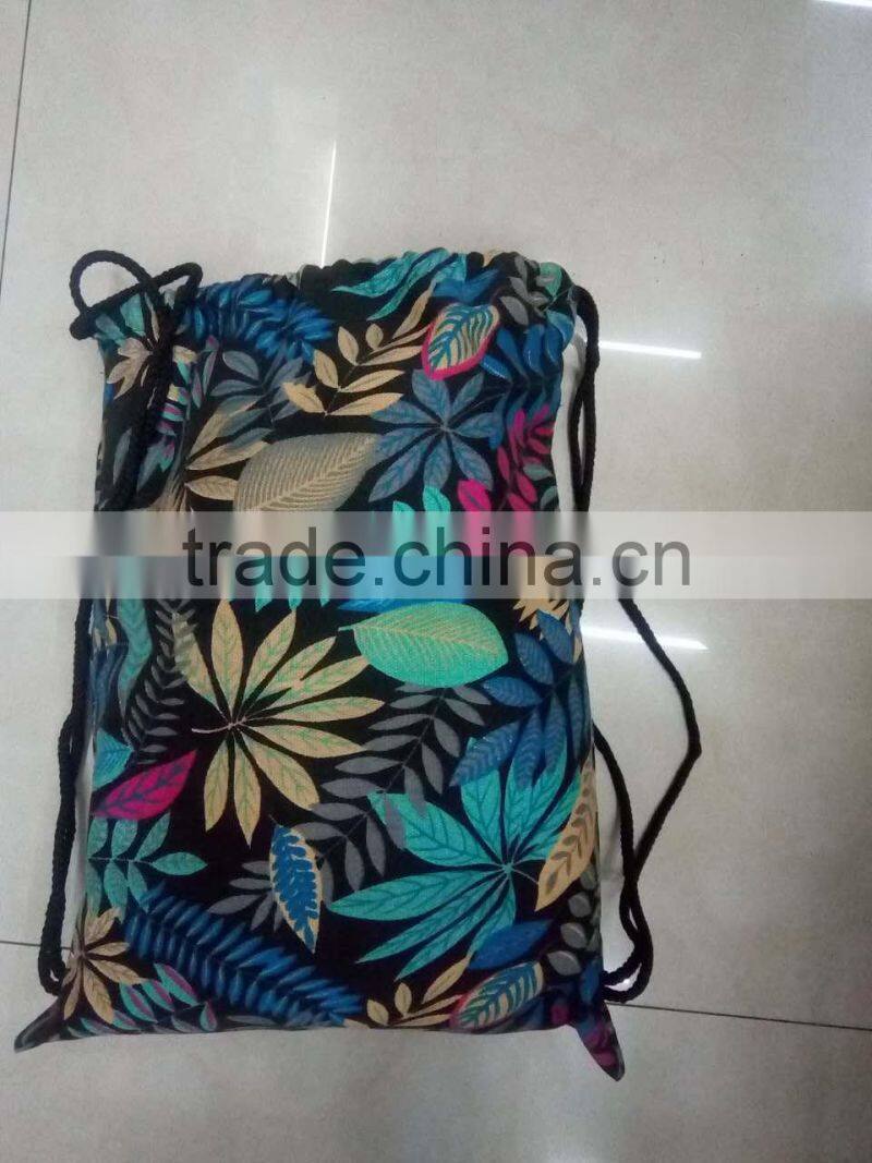 2017 2018 YIwu hot wholesale Fashion high quality classic cavas tote beach bags