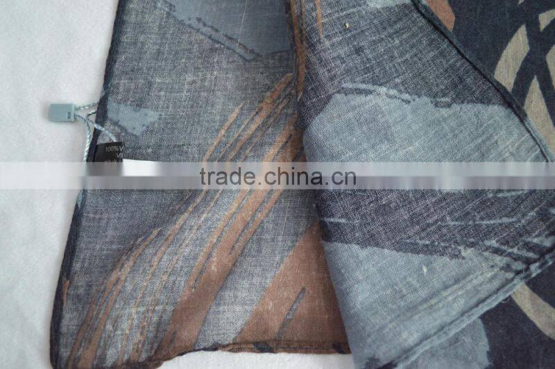 Fashion new coming 100%rayon ladies print heart latest scarf