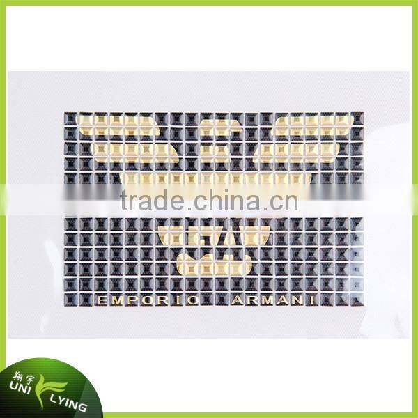 wholesale nailhead laser cut motif iron on motif for clothing