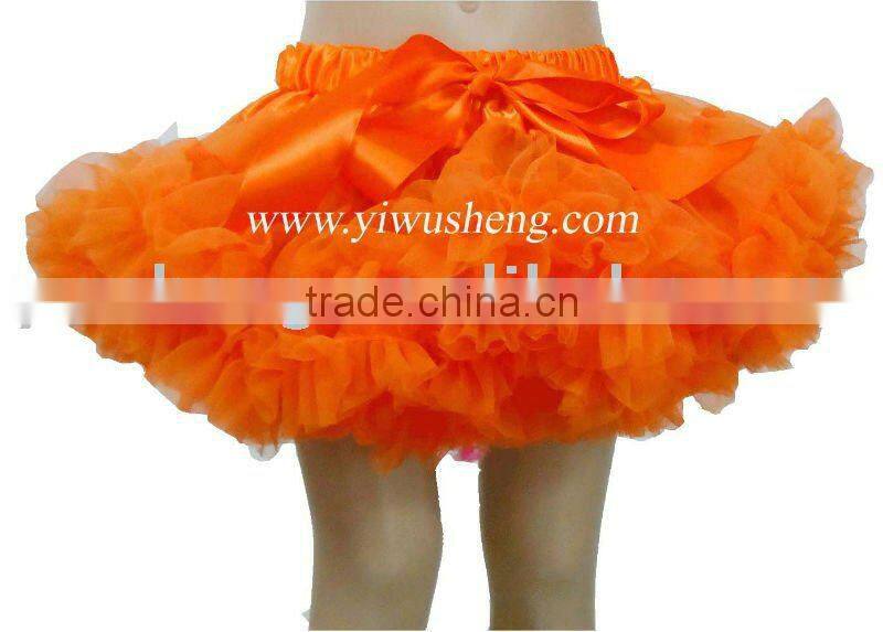 2016 Hot sale kid's clothes girl's neon green pettiskirts