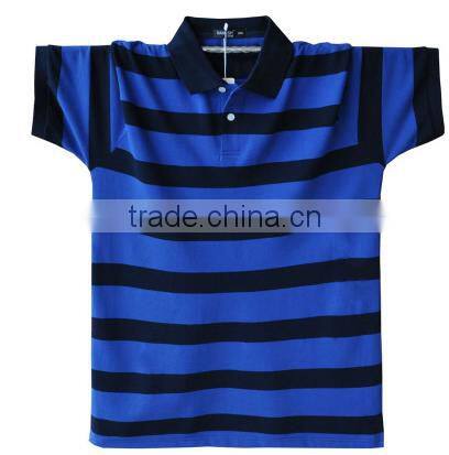 2017 summer new mens stripe short-sleeved Polo shirt China wholesale casual style men Polo shirt
