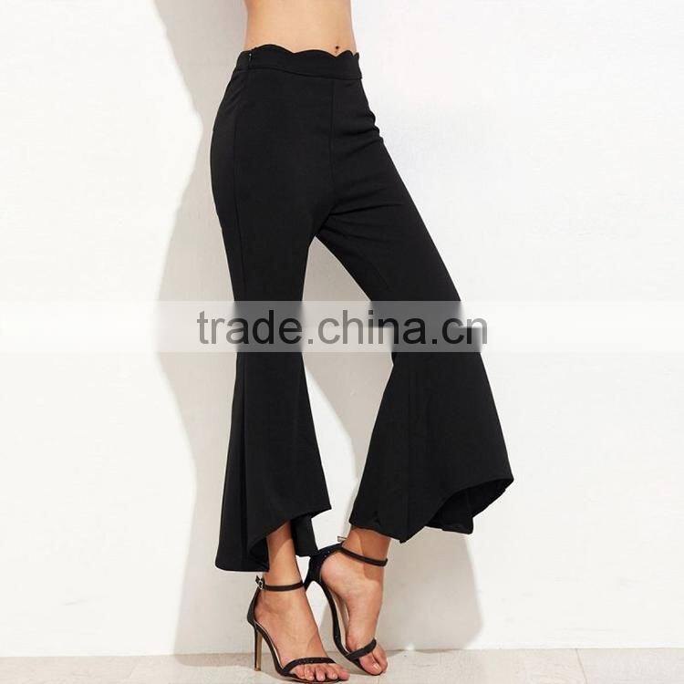Yihao 2017 fashion stly women pants wholesale palazzo pant casual trousers