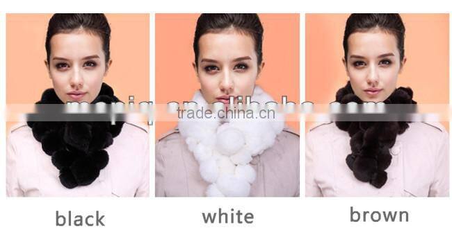 fashion rabbit fur scarf