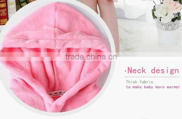 low price latest baby girl bathrobe with edging dress designs