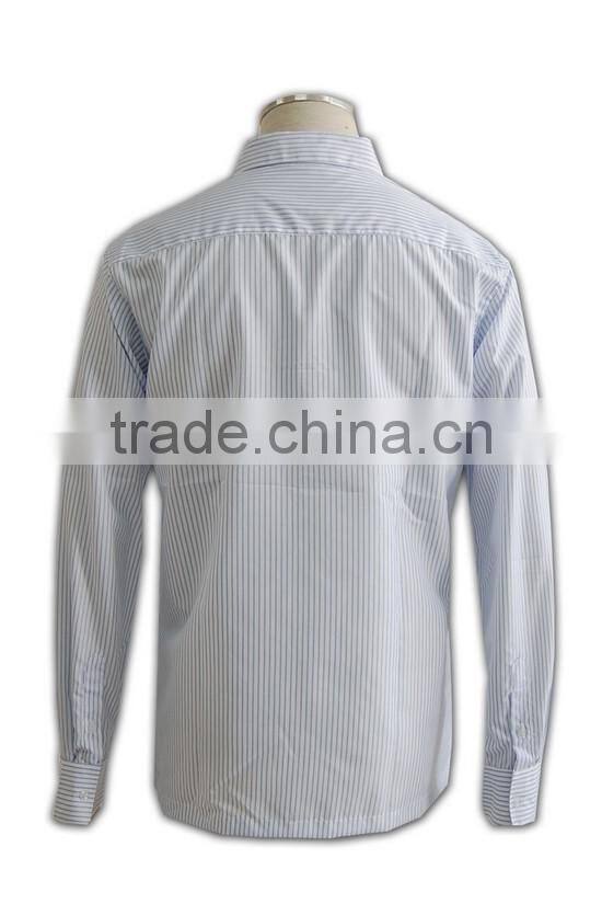 100% Cotton Design china made casual workwear light blue dress shirt