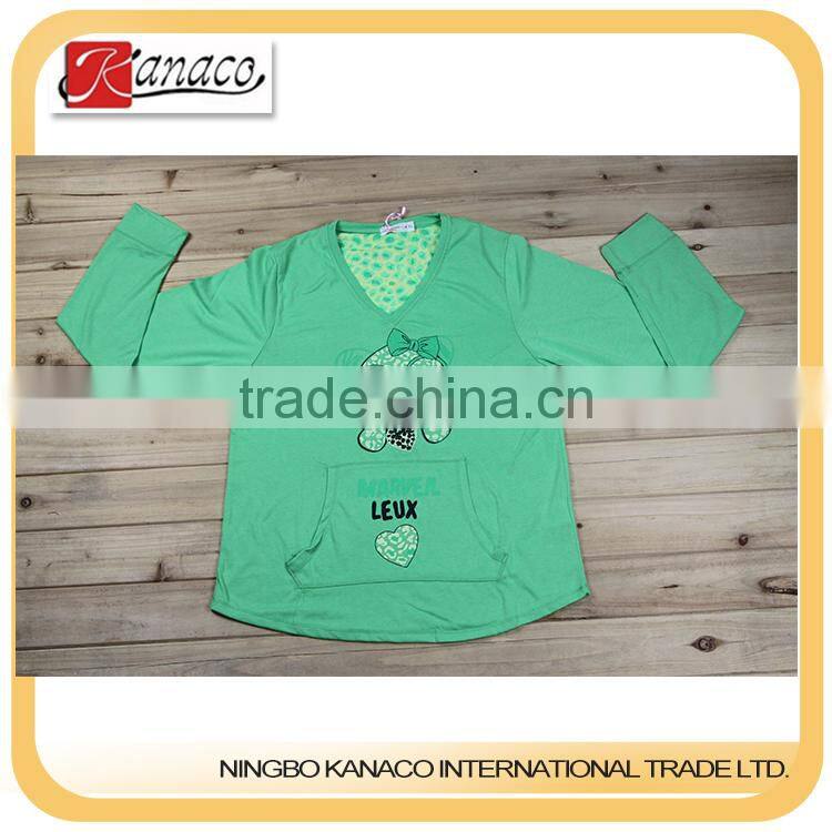 High quality cute cotton women sleepwear