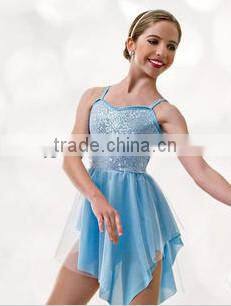 New Design Fashion Fancy Hot Sale High Quality sequin spandex Ballet dance wear