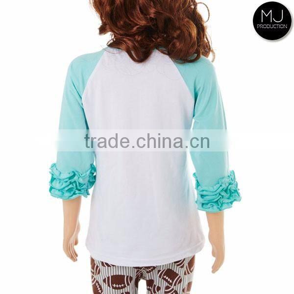 Factory wholesale icing ruffle shirt