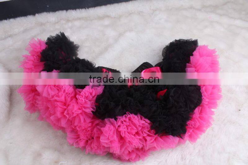 lovely design hot sale fluffy chiffon baby pettiskirt wholesales pettiskirt kids pettiskirts