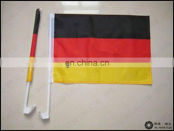 12inchx18inch Germany Car Flag With Clip Pole