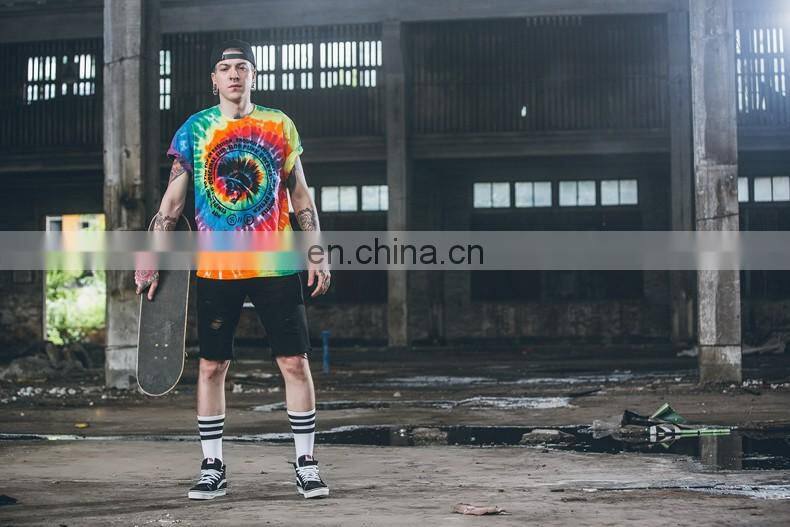 Custom High Quality Tie Dyed tshirt Cheap Wholesale