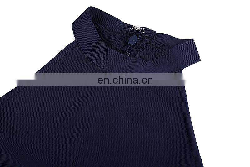 Amigo 2017 new style sleeveless high neck sexy cut out bandage dress mini xxx evening dresses for women party wear