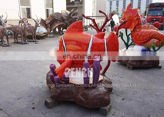 Handmade Fiberglass Seabed Animals Statue