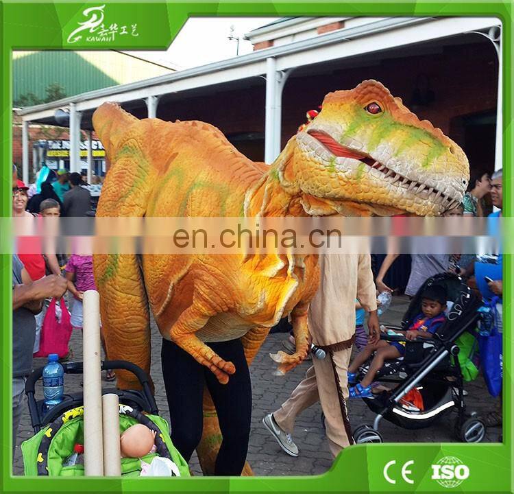 KAWAH China Customized Light Weight Handmade cosplay animatronic Funny dinosaur costume