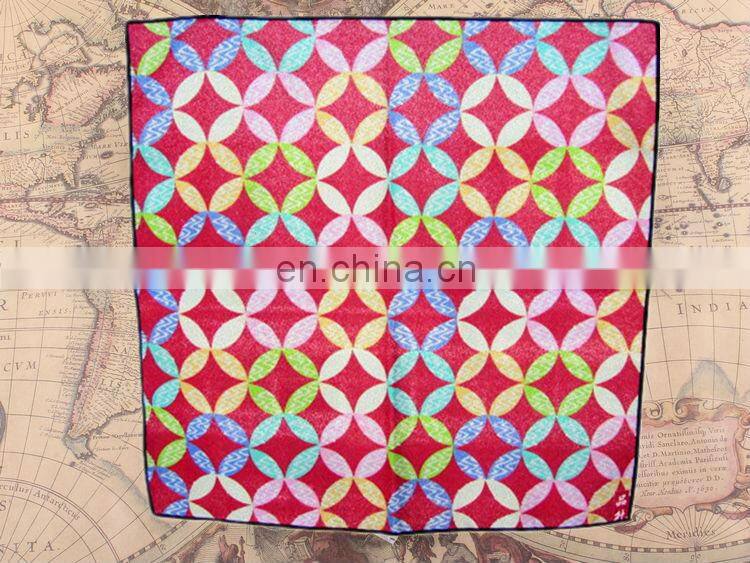 Blue and Red pattern hot sale 100% Cotton Wrapping Cloth Furoshiki