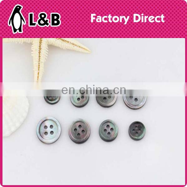 wholesale white shirt mother of pearl with varnish natural rivershell pearl button