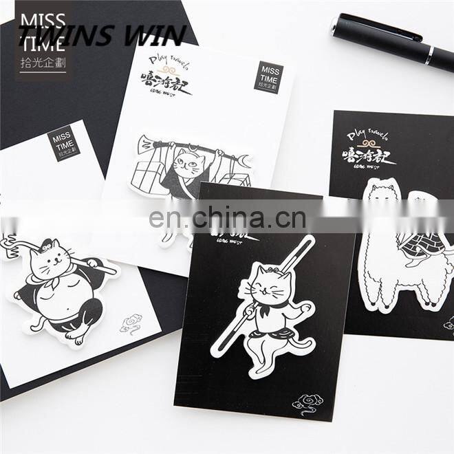 Bangladesh Hottest Business gift kawaii stationery promotion different shaped paper sticky notes memo pad with custom logo