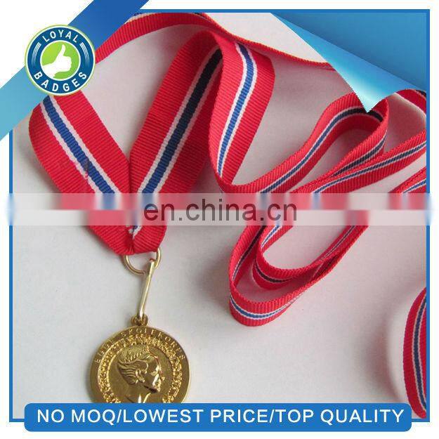 3D die casting medal hanger with ribbon