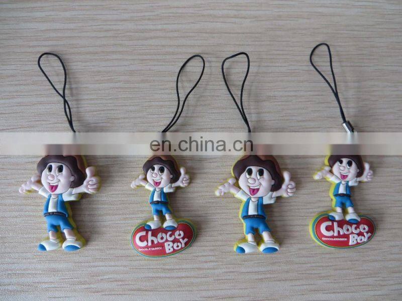 Custom soft PVC keychain/keyring for wholesale