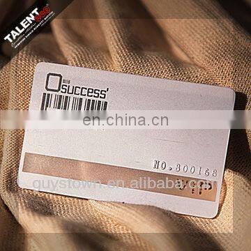 Custom Printed Stamping Laser Gold Foil Plastic VIP IC ID Smart Card Supplier