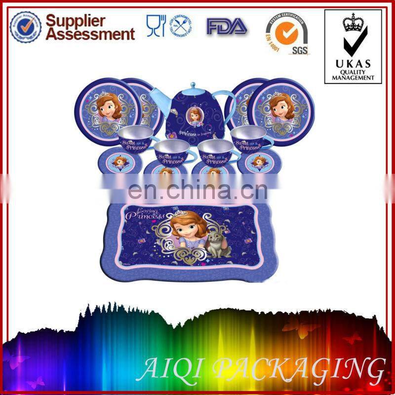 Decorative tin Tea pot Set,coffee set Ornament