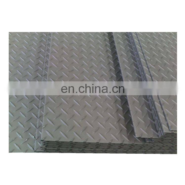 Q235 SS400 chequered plate 5mm 6mm steel checkered plate