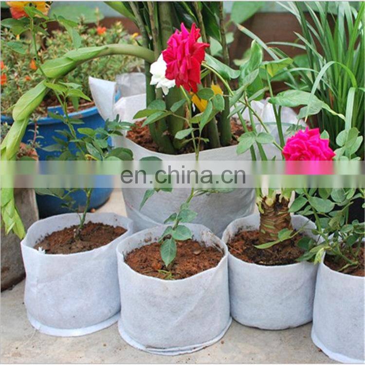 10 gallon indoor and outdoor nonwoven fabric felt flower pots for growing