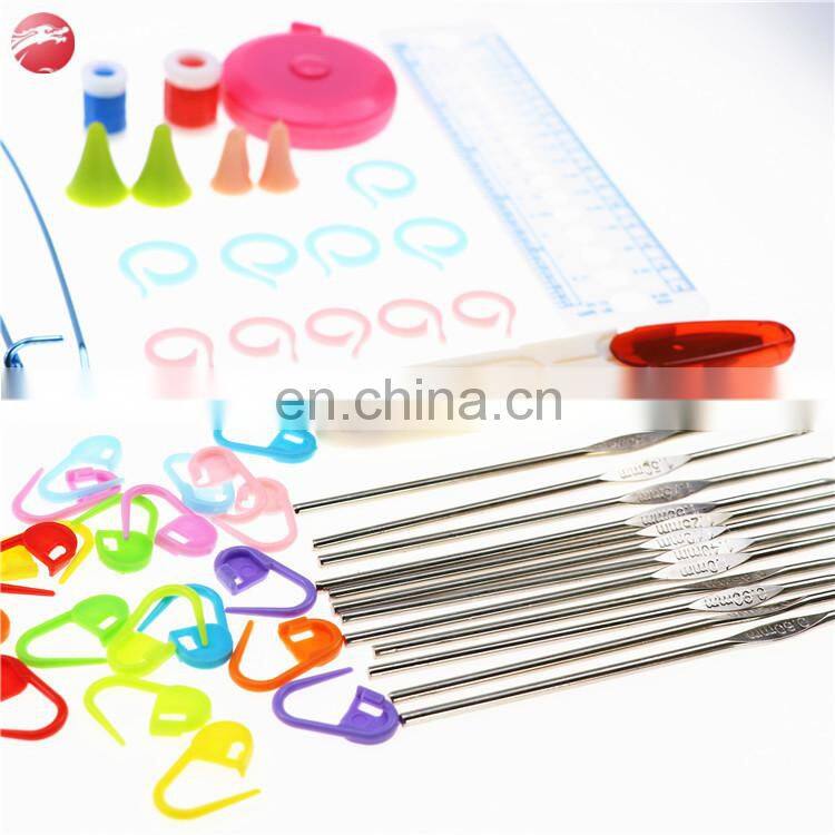 Factory Supplier China Wholesale Set De Agujas De Crochet Toy Knit Kit Crochet Needles For Knitting Sets Diy Knitted Tool Kit