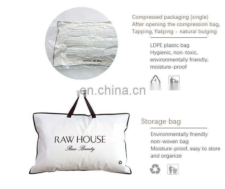 RAWHOUSE home hotel use sleep pillow insert