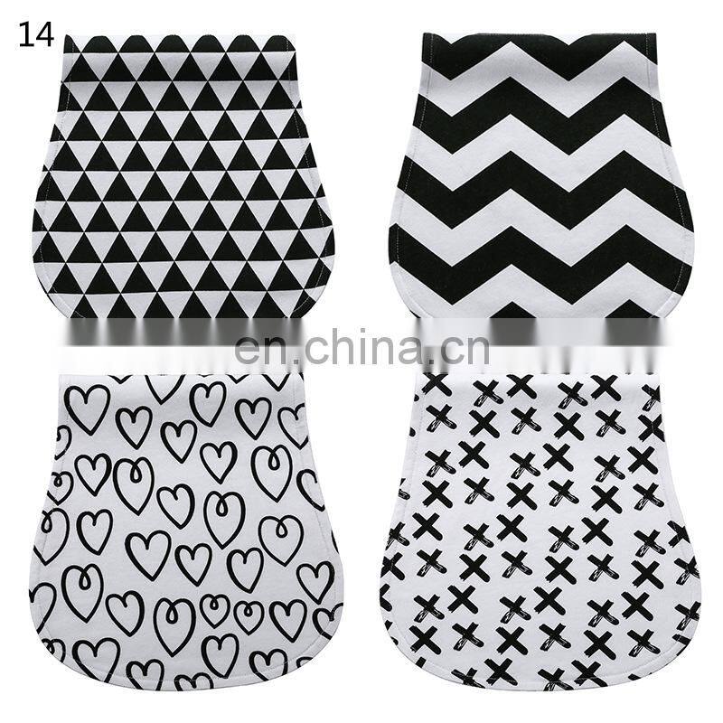 Organic Cotton Bamboo Flannel Muslin Bib Baby Burp Cloth for babies