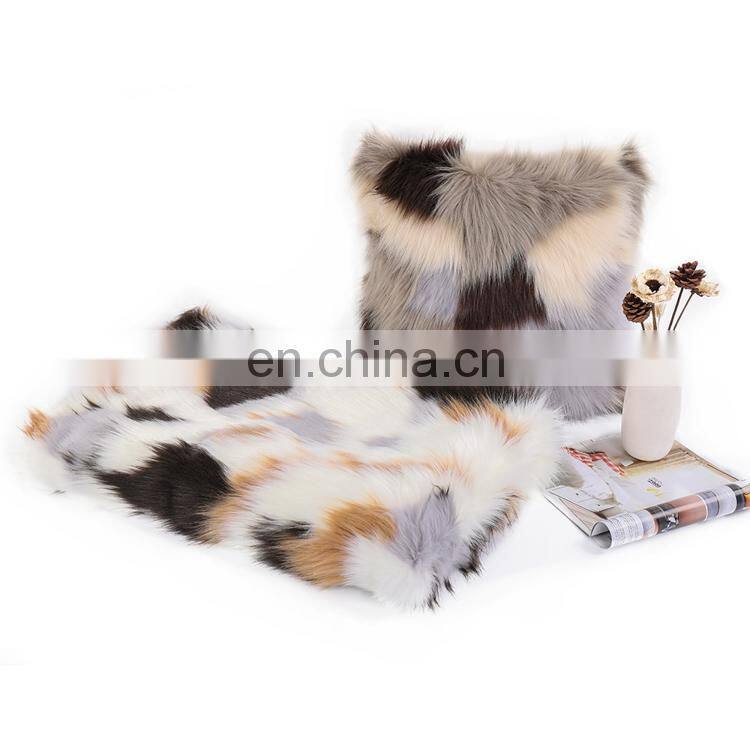 Hot Sale Soft Decor Faux Fur Pillow