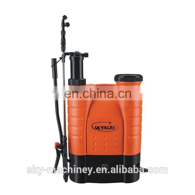 16l battery and manual two in one battery power agro motorized knapsack trigger sprayer