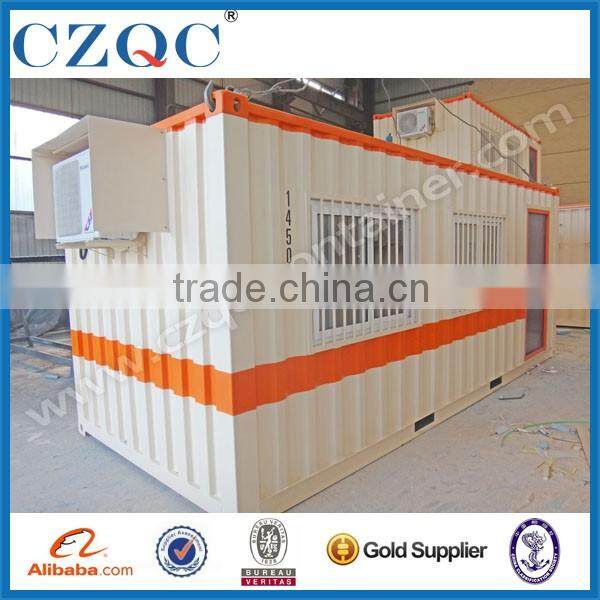 PVC window container house and homes 20ft container office