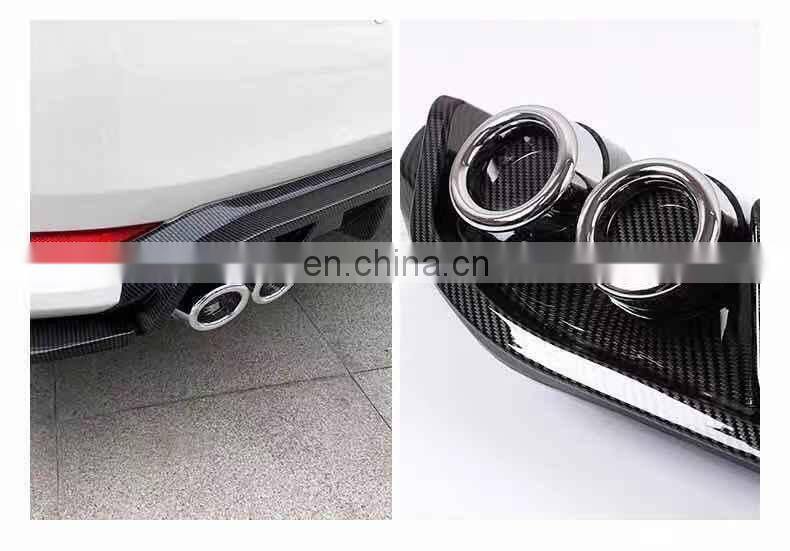 car exterior parts front lip splitter front bumper lip body kit for 19-21 Corolla rear diffuser spolier for Levin