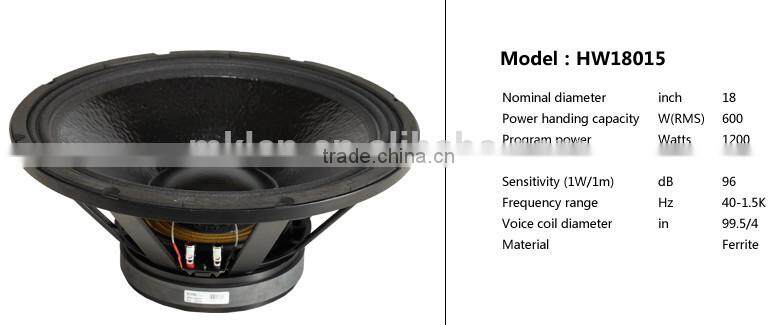 M.Klen daul 18-inch subwoofer