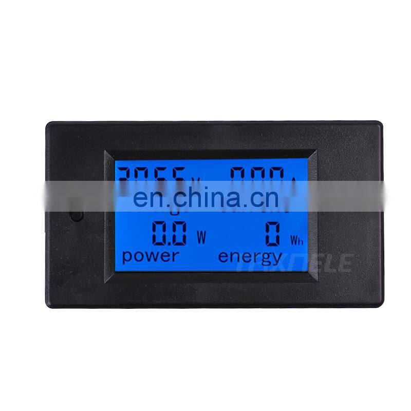 DC Voltmeter Ammeter Power Energy Digital Voltage Current Meter LCD 4 inch DC 6.5-100V 100A with Shunt