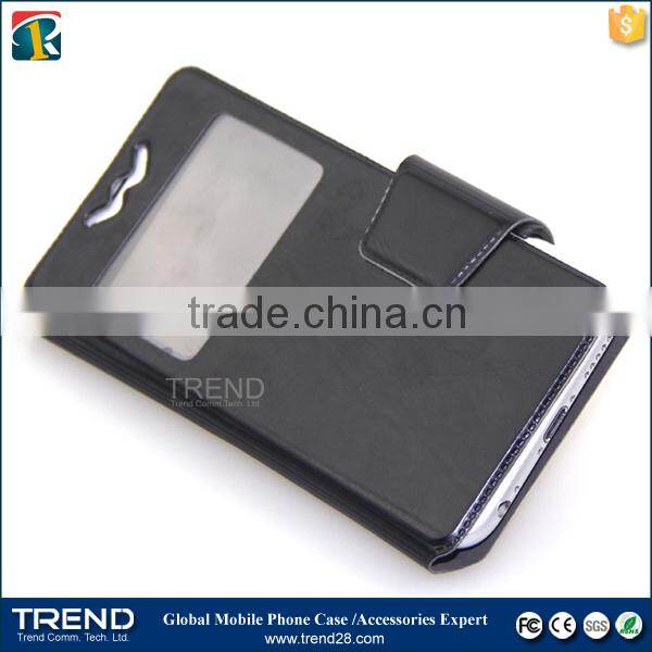 universal kickstand wallet leather case for cell iphone