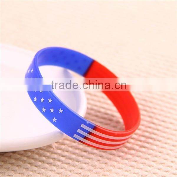 Factory direct sale multi-color silicone bracelet