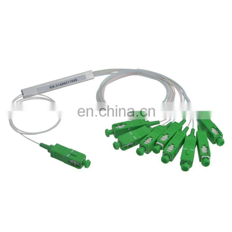 wholesale plastic accessories operating temperature fiber optical 1x8 plc splitter