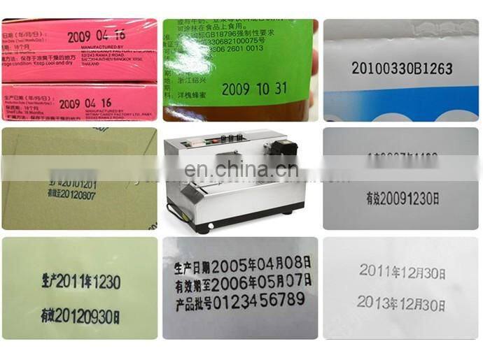 MY-380F Automatic Solid Ink Expiry Date Coding Machine, Batch Number Printer for bags