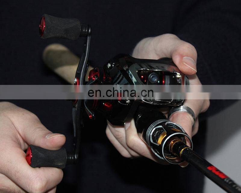 Perfect Baitcaster Reel Double Spool 10kg Drag 18+1BB Gear Bait Casting Fishing Reel