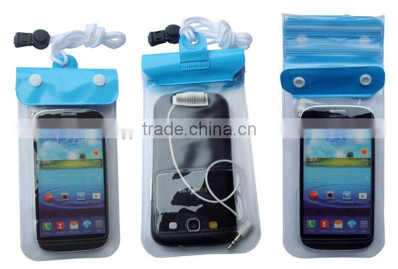 Swim Water Resistant Bag For Samsung and iPhone with Earphone Jack