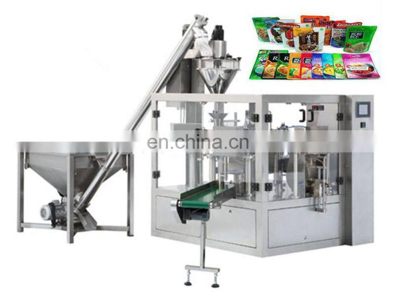 Automatic powder flour bagging machines auto powders sachet bag pouch filling and sealing machine cheap price for sale