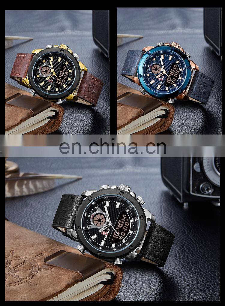KADEMAN K9073 recommend youth watches double display led functional private label digital hand watches for man