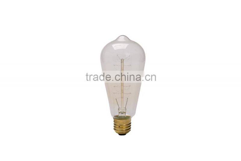 Edison bulb, ST64 Squirrel cage/Spiral, E27 40W