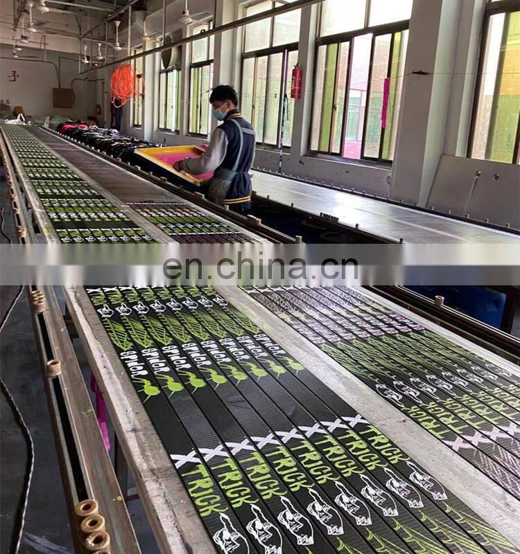 Factory Sale  New Style Logo Customized Colorful Pattern Polyester Yarn Webbing silk screen print  thermal transfer printing
