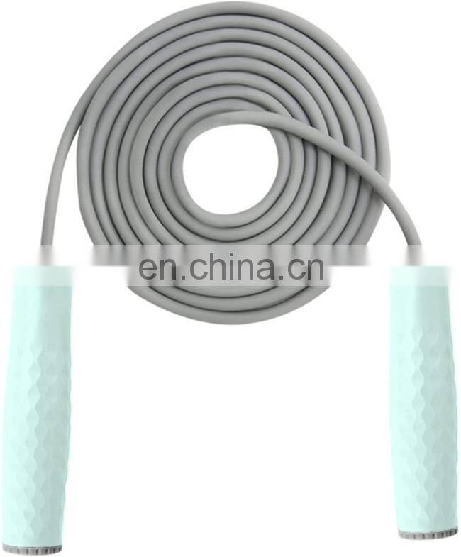 Professional Adjustable weighted Jump Rope with Aluminum Alloy Handle and Silicone Handle Coat