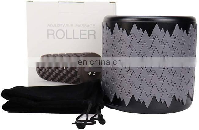Adjustable Collapsible Foam Roller For Pain & Muscle Recovery for Massage and Yoga