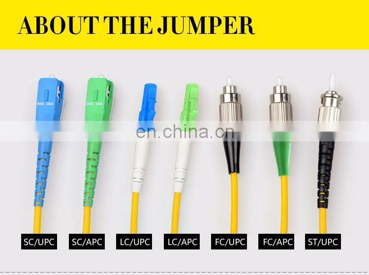 Indoor SC/UPC-LC/APC 3meter 9/125um 2.0mm Singlemode Duplex fiber patch cable